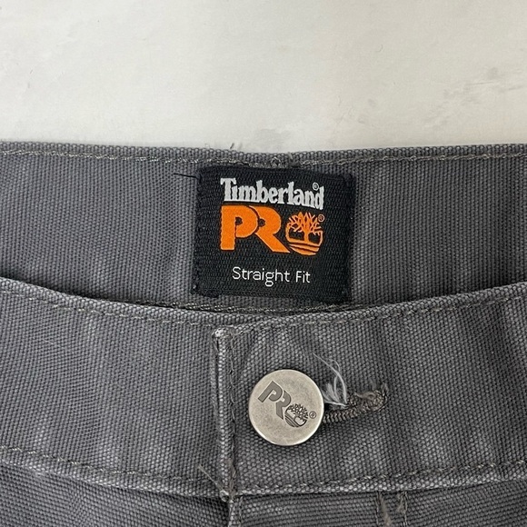 Timberland Pro Straight Fit Mens Gray Jeans Size 36 - Picture 6 of 9